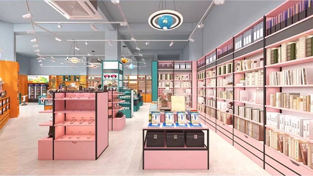 High Quality Single-Sided Retail Shop Display Stand Light Duty Convenience Store Display Racks Customized Shelving