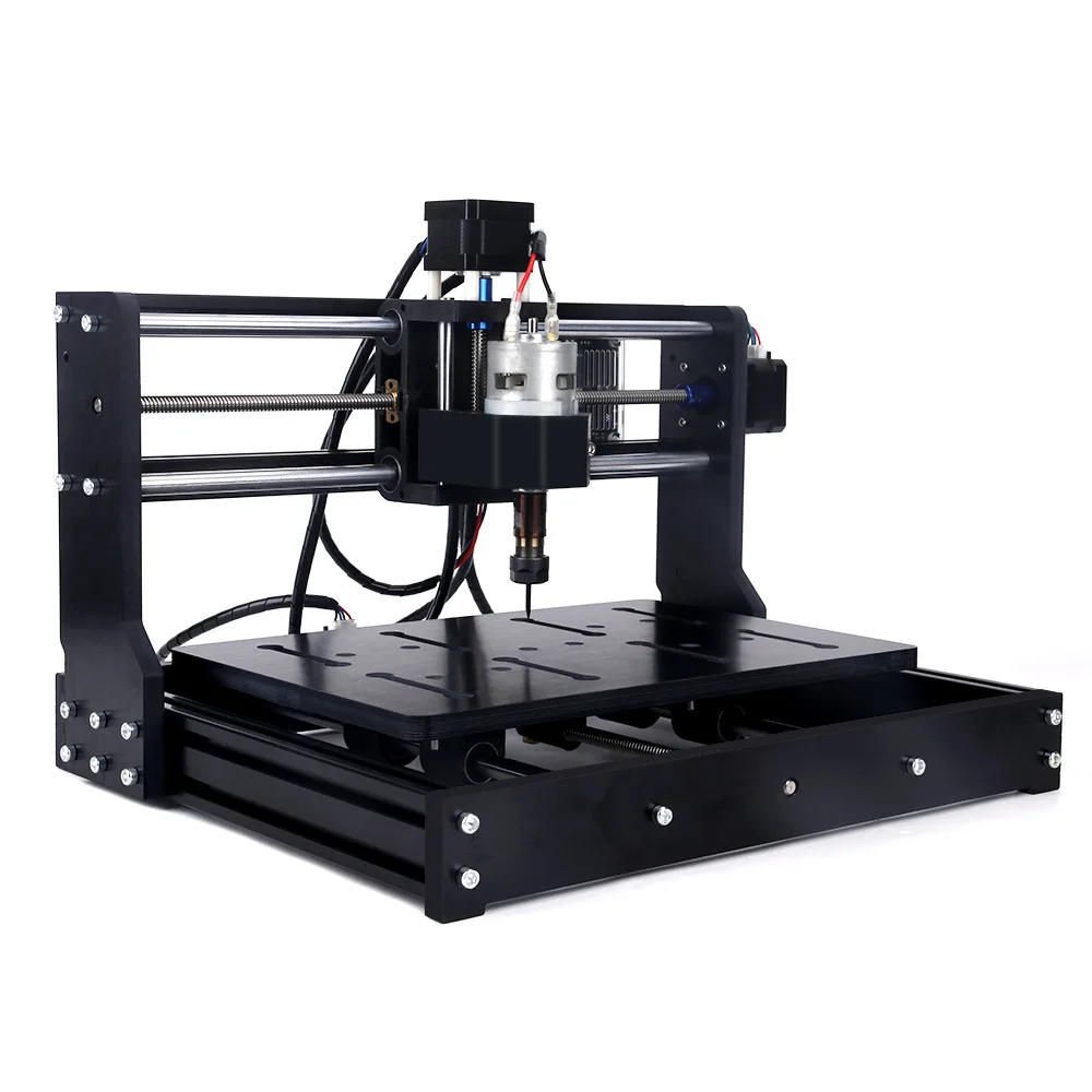 TEBAK Cnc 3020 Pro Max Wood Router Hot Sale DIY CNC 3018 Pro Mini Pdj 3 Axis 2 in 1T8 Screw 3040 3d Wood Cutting Carving Machine