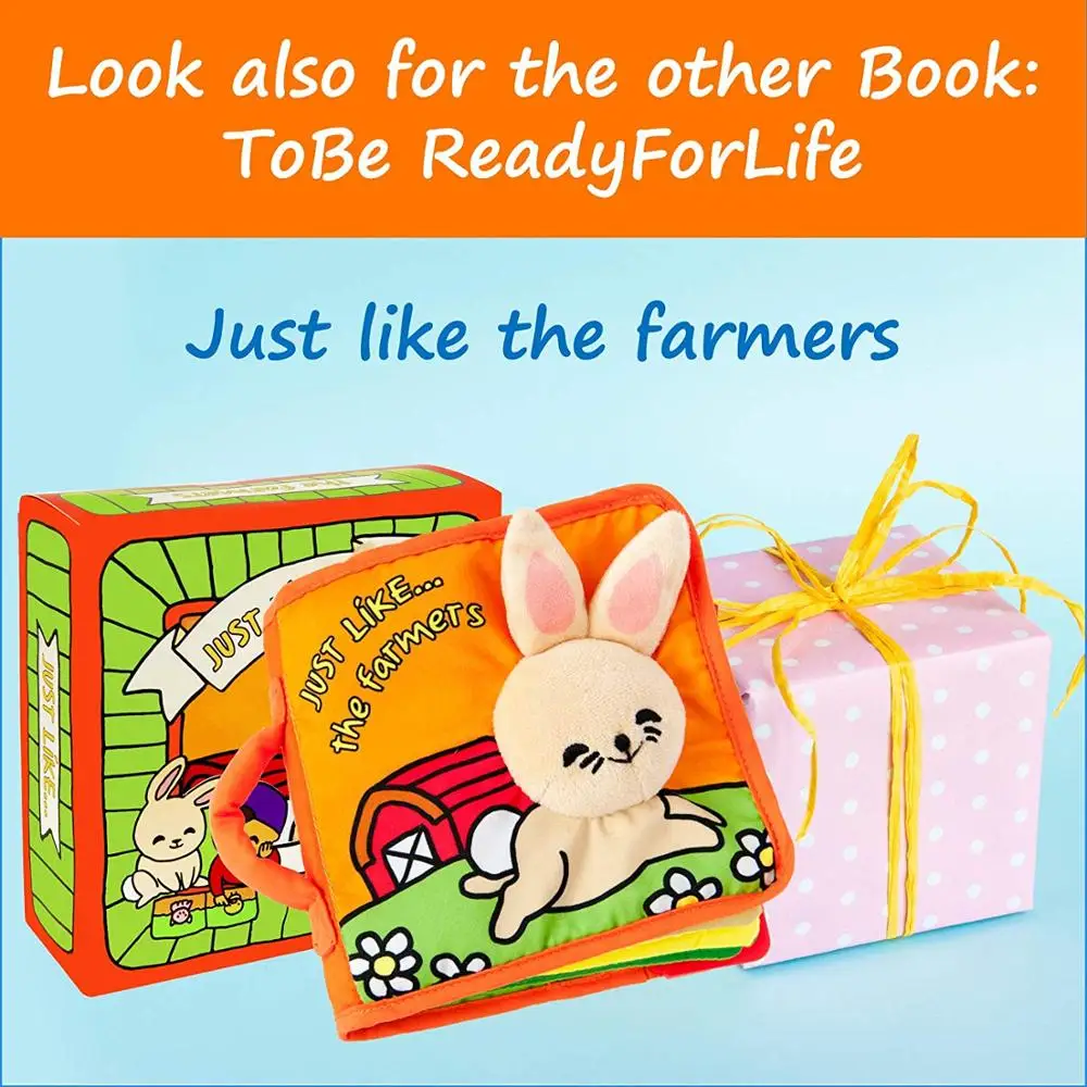 Premium Baby Cloth Book Baby Gift Fun Interactive Soft Book For Babies Infants Boys Girls With