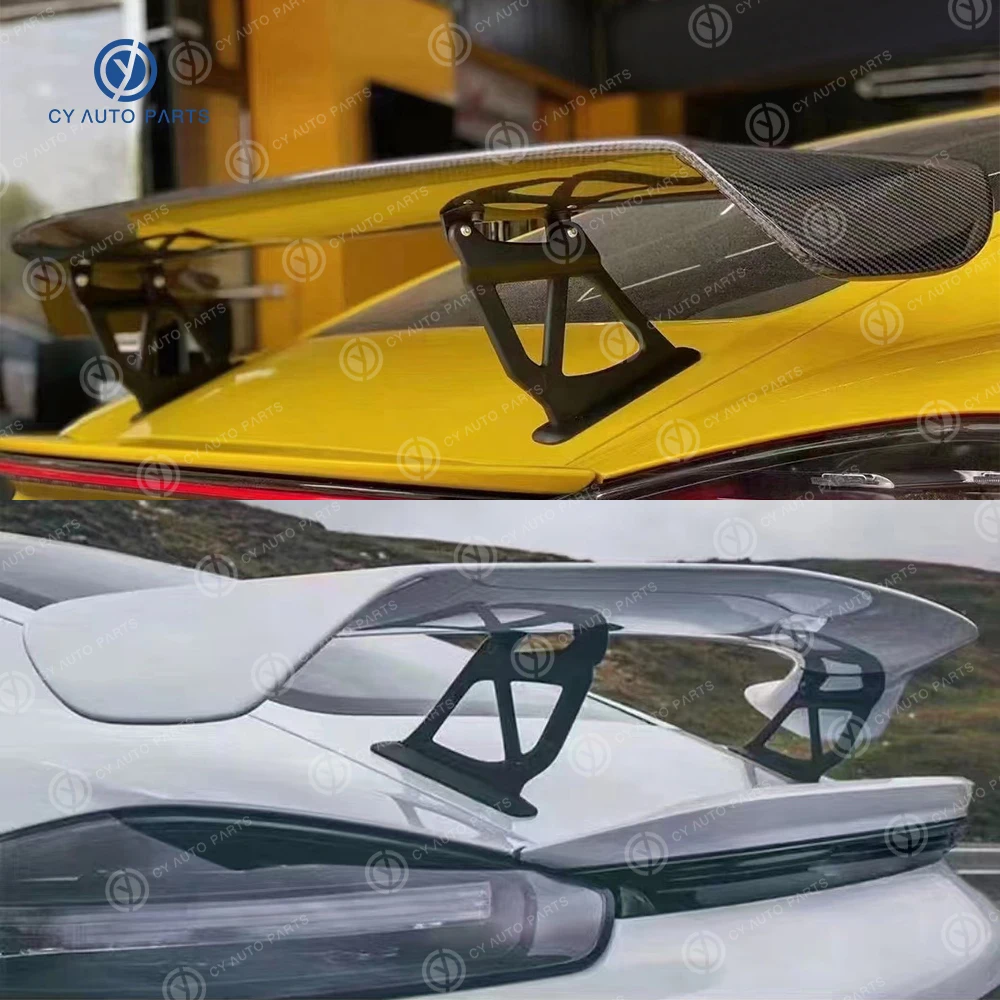 Carbon Fiber Rear Spoiler Tail Wings For Porsche Cayman 718 981 987 Gt