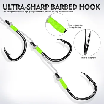 Cheery 100g-300g Squid Hook Soft Octopus Lure Boat Fishing Bait Slow Jigging with Lead Head Deep Sea Fish Lure – Soft Lure – view 5