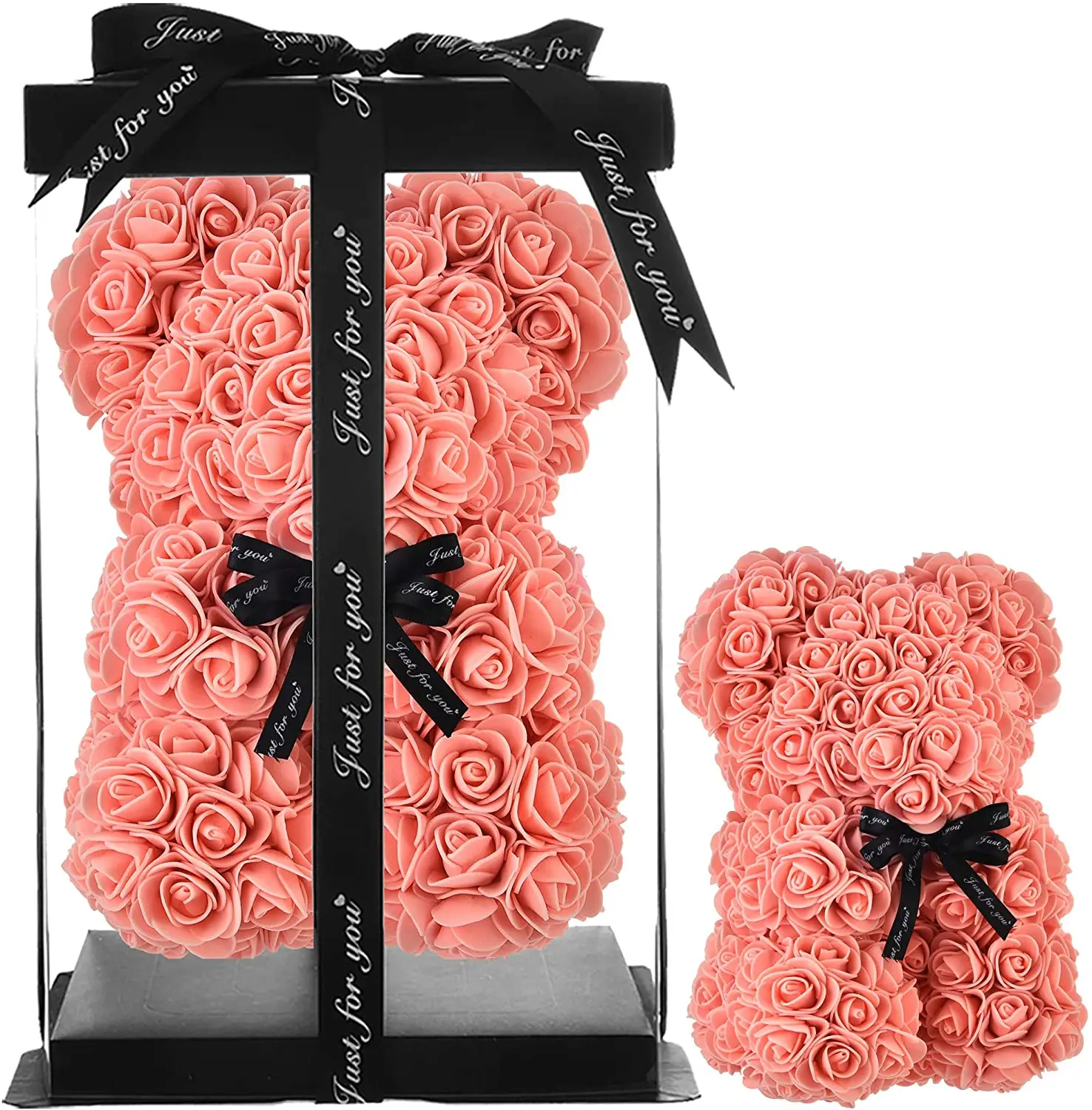 Hflora 25cm Pe Foam Teddy Rose Bear For Valentines Day Hot Sale ...