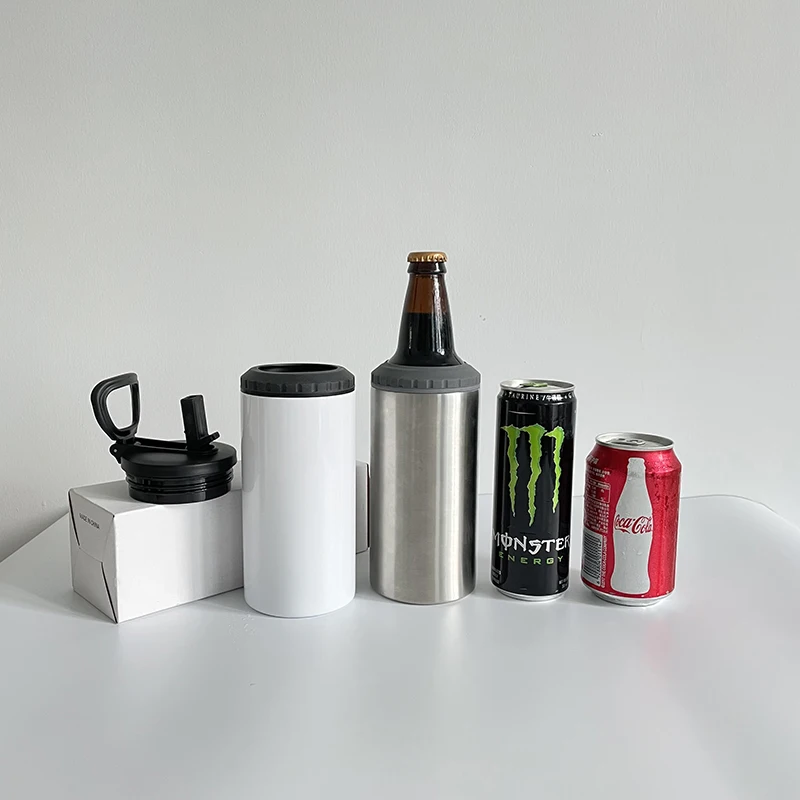 Buy Wholesale China 4 In 1 Blank Sublimation 12oz Can Cooler