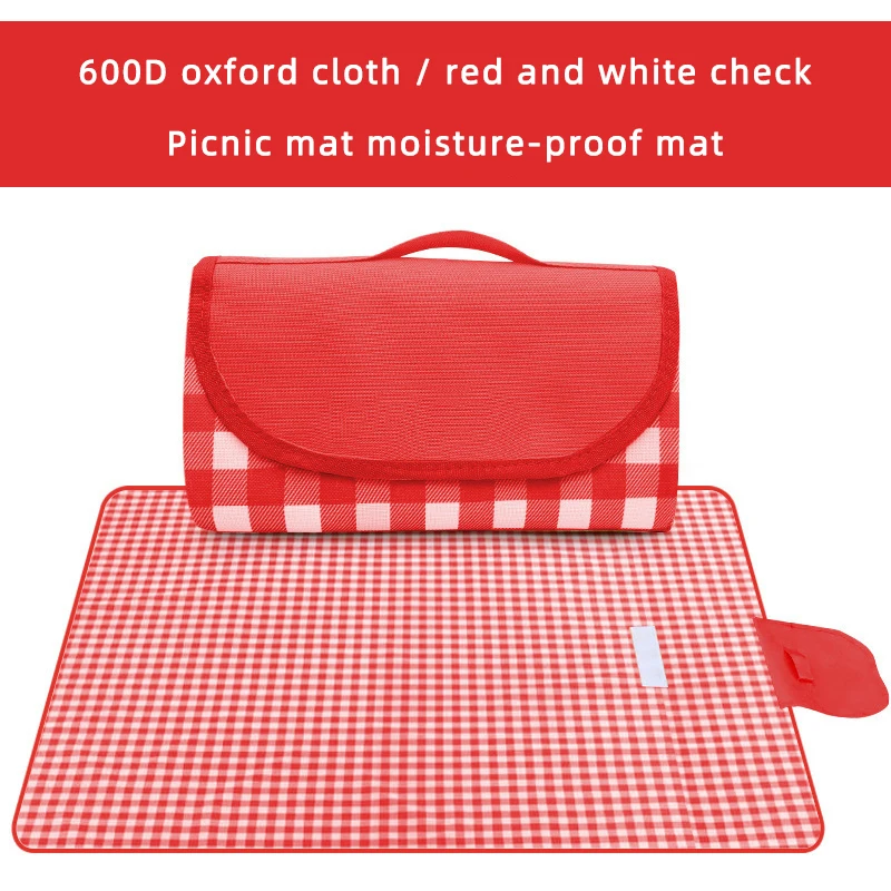 Beach Mat Outdoor Picnic Blanket Small Light Foldable Custom Padded