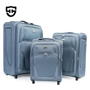 Custom Large Capacity Unisex Travel Luggage Sets 3 Pcs  Lightweight Anti Crack  Oxford Luggage Set