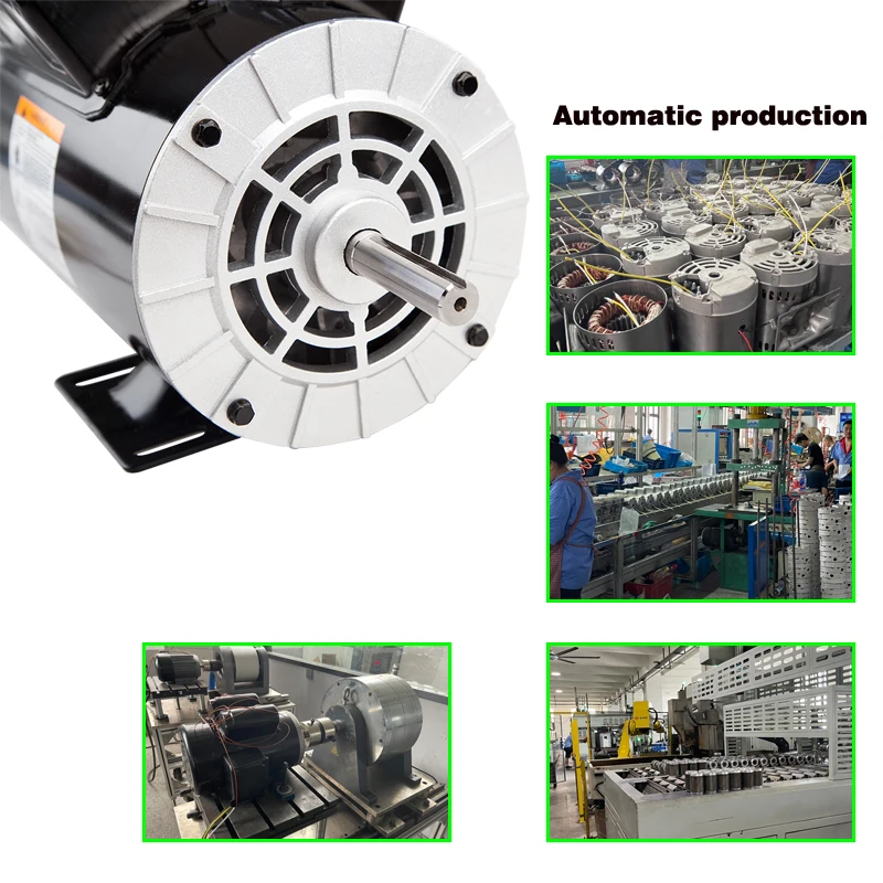 1.5hp 2hp Air Compressor Motor 1725rpm Single Phase 56c Frame Electric