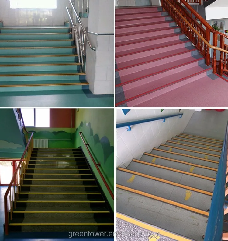 Бесплатный образец для детского сада, ПВХ пластиковые лестничные кромки для ступенек