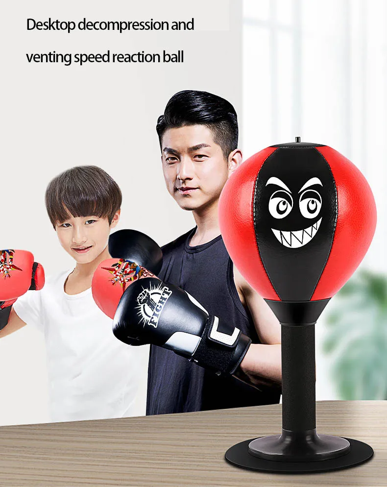 Desk Punching Bag For Kids Speed Bags For Boxing With Suction Cup Heavy ...