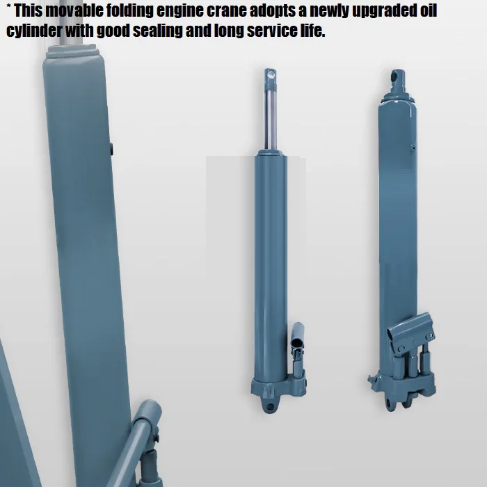 Custom Engine Moveable Crane Engine Hoist Factory Workshop Mini Crane Lift for Car Engine