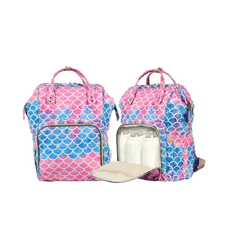 mermaid diaper backpack