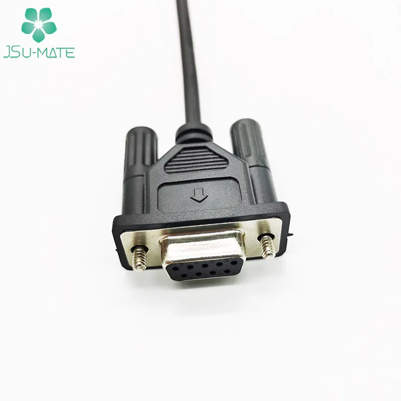 MEIRIYFA Cavo seriale da DB9 a 3,5 mm, RS232 DB9 a 9 pin maschio a DC3,5 mm (1/8in), cavo dati seriale TRS stereo, 1,8 m (DB9