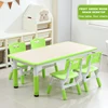 Fruit green wood grain desktop-1 table 4 chairs