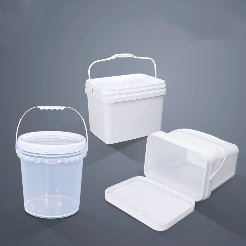 8 oz. Clear PP Plastic Square Tamper Evident Container, 105mm