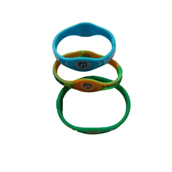 hot sale newest festival church event silicone power band custom rubber power wristband embossed text cheapest price