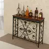 90cm x 24cm x 80cm - Scrivania nera e marrone - Da assemblare