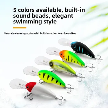 ABS Floating Water Mino Middle Deep Diving Kvd Rock Fat Man Sea Fishing Artificial Hard Bait 5XD6XD Lure Bait – Hard Lure – view 5