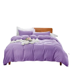 Wholesale Customization 100% Bamboo Duvet Cover Sets Cotton Bed Sheet Bedding Set