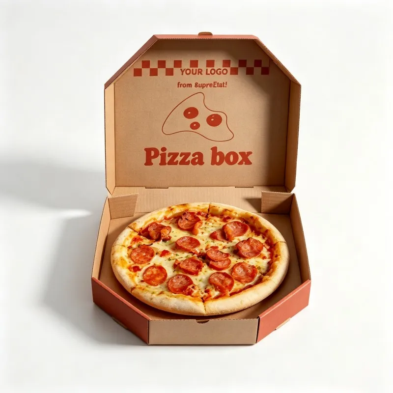 High Premium 10inch Hot Pizza Box Paperboard for Restaurant Takeaway Delivery Package  Kitchen Pizza Box