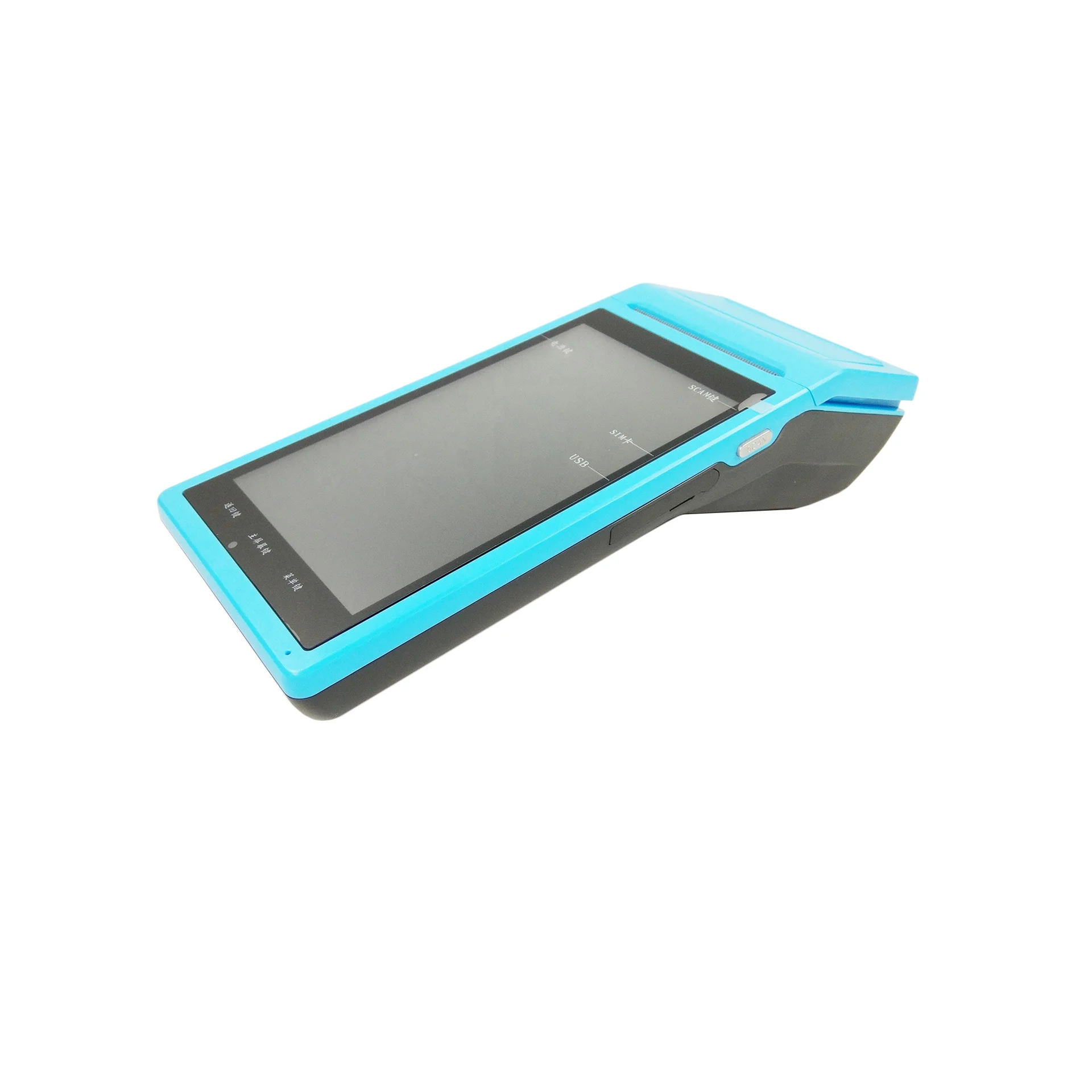 Parking Ticket Machine 4G Portable Handheld POS Cheap Android POS Terminal with Printer