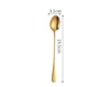 Sharp ice spoon gold
