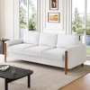 Cream White+ Teddy + 3 Seat + Polyester