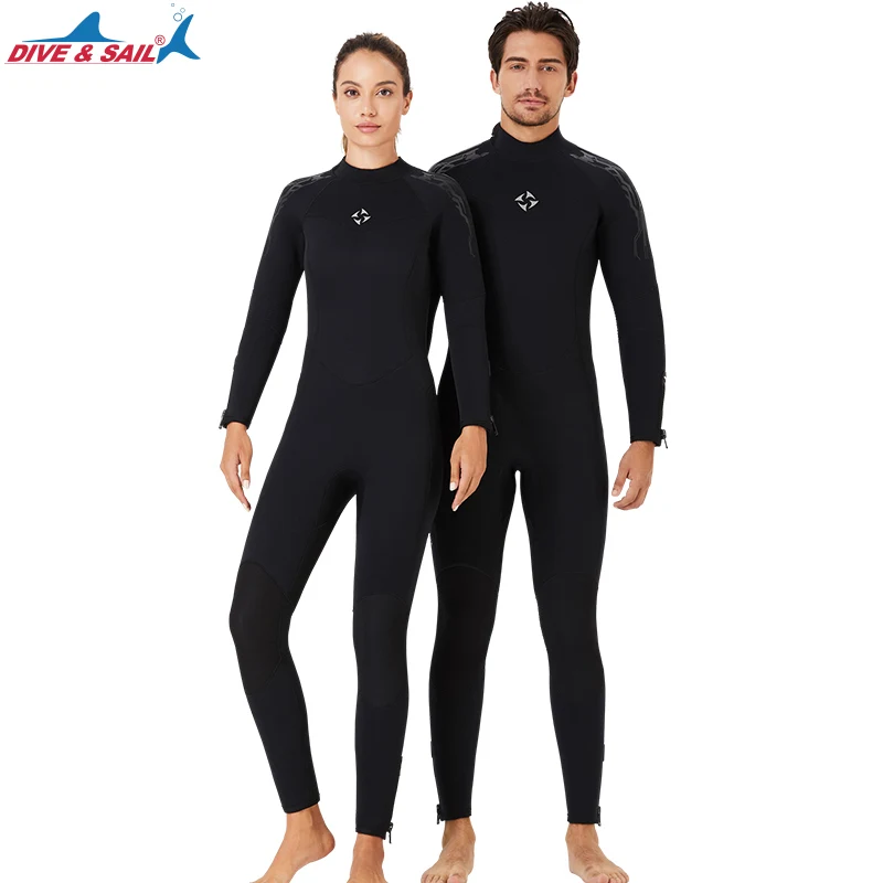 DIVE & SAIL高品質5mmネオプレンウェットスーツメンズフルボディ