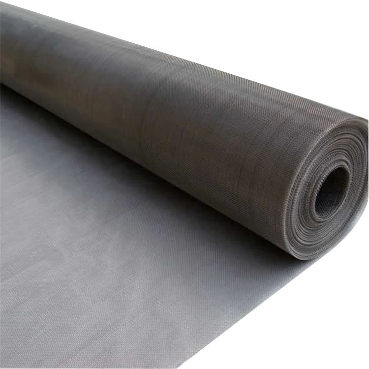 Wire Mesh Square Plain Weave Extruder Screen Pack Black Iron Wire Mesh