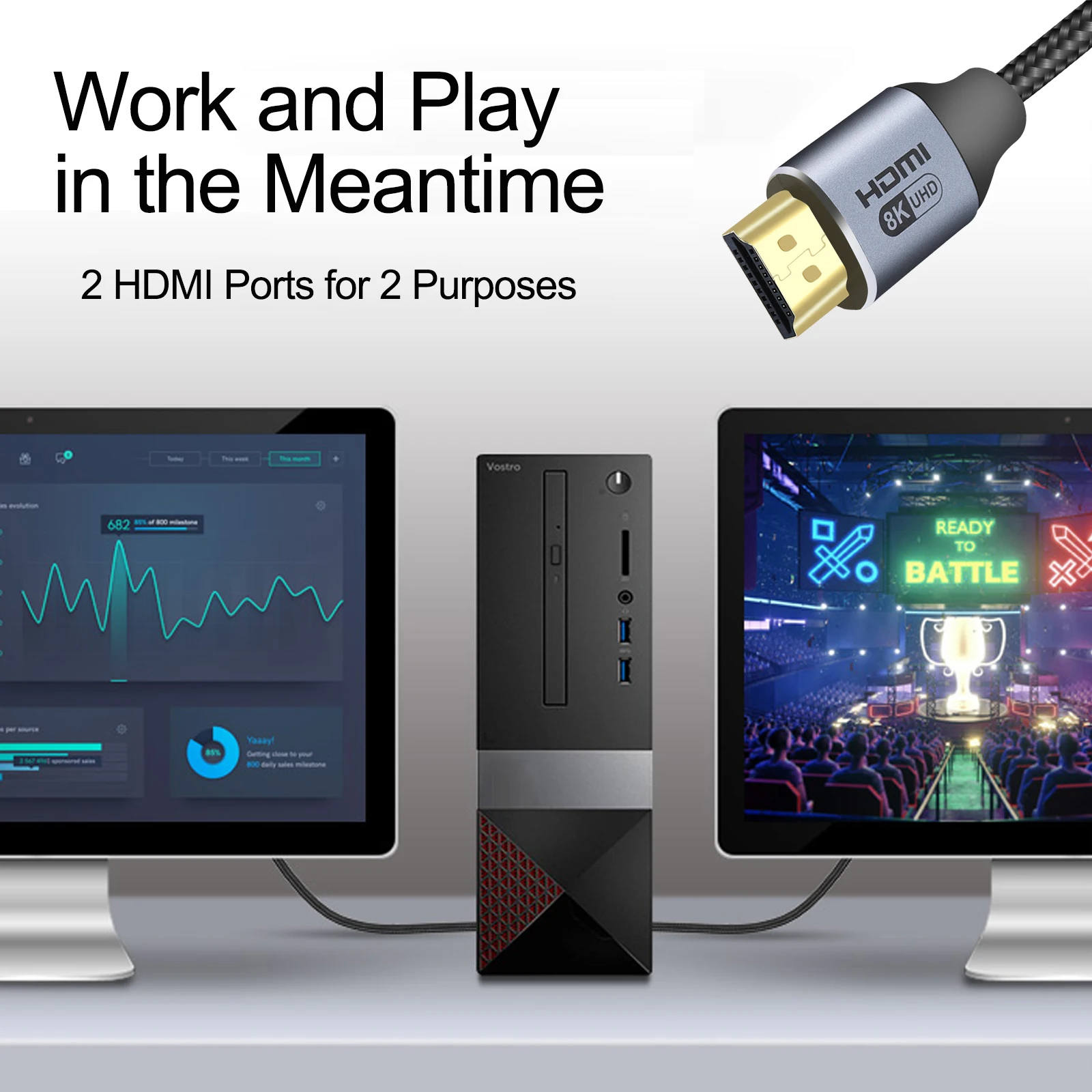 Непосредственный изготовитель, логотип на заказ, 120 Гц, плетеный кабель 8k Hdmi 2,1, 1,8 м, 2 м, 3 м, 5 м, кабель Hdmi 8k