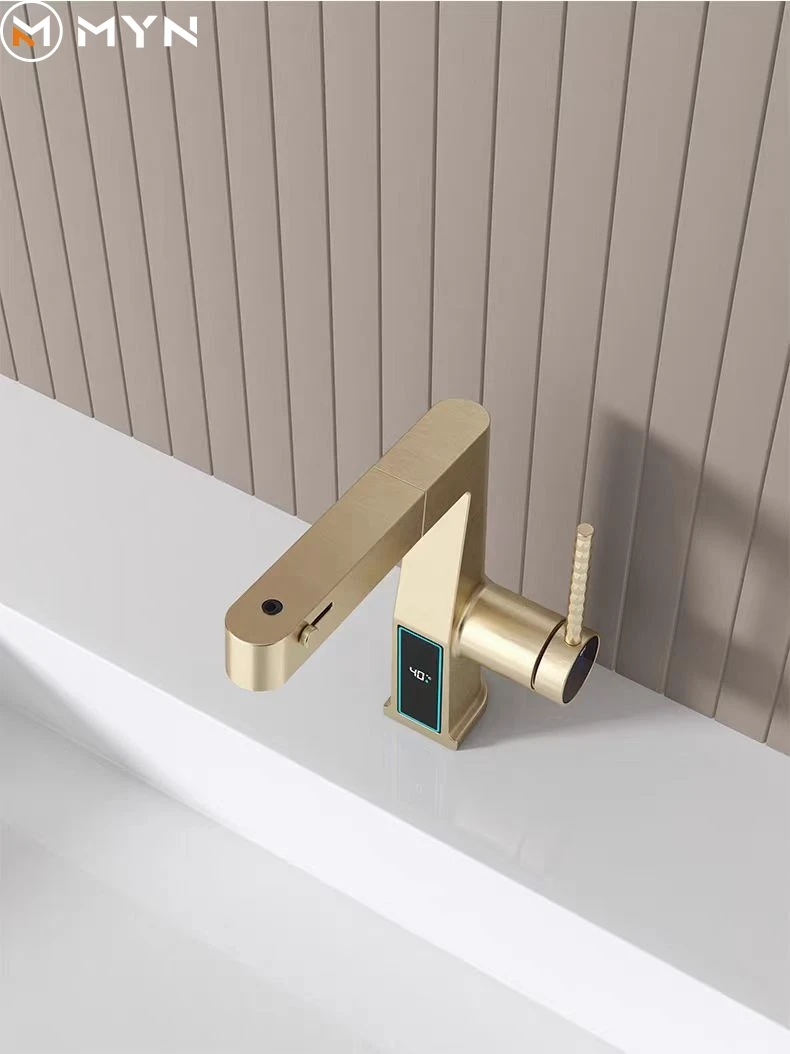 Sanitary Ware High End Temperature Display Screen Wc Lavabo Smart Tap ...