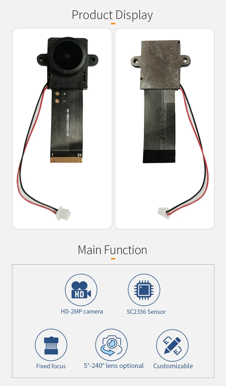 DGZX 2 million Ir cut infrared switching SC2336 high-definition monitoring license plate recognition 1080P camera module mipi插图1