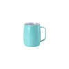 Taza con asa de cáscara de huevo azul cielo