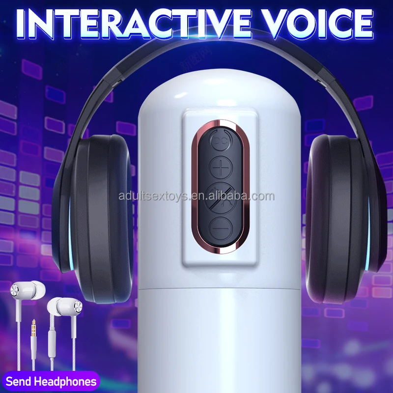 Automatic Telescopic Rotation Male Masturbator Cup Realistic Textured Male Stroker Thrusting Spinning Suction Masturbation Cup