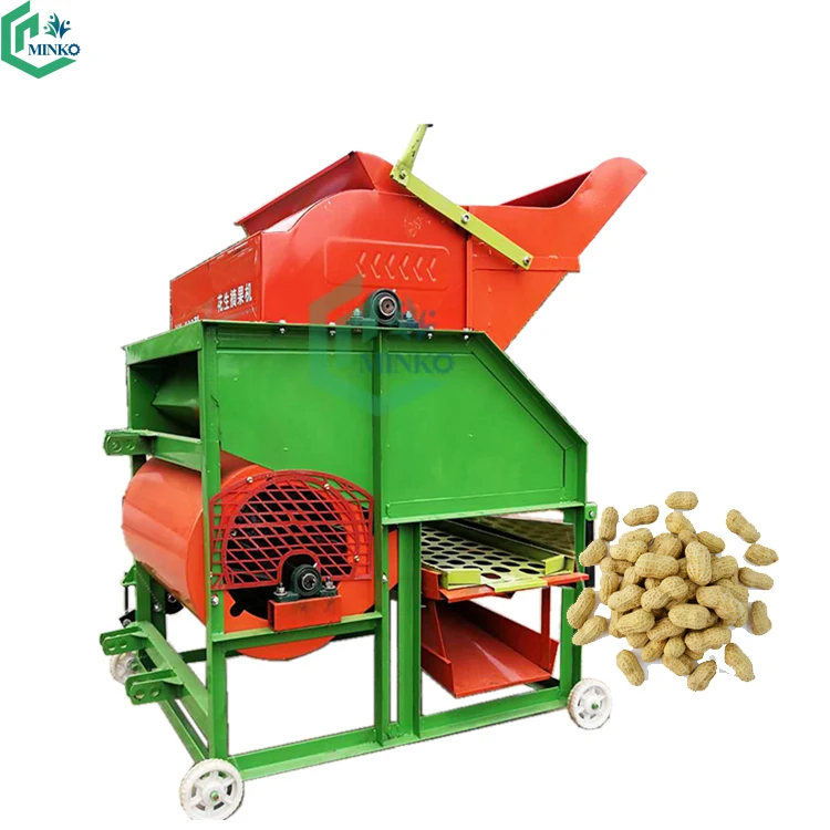 Mini Peanut Harvester with Tractor Threshing Machine Groundnut Fruit Picker for Sale