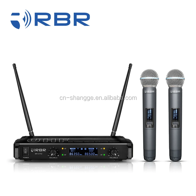Fixed Frequency Bm752 Uhf Wireless Microphone
