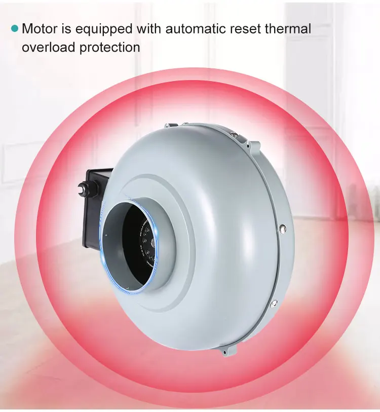 Air Duct Fan, 100mm, 150mm, 200mm, 250mm - detail 10