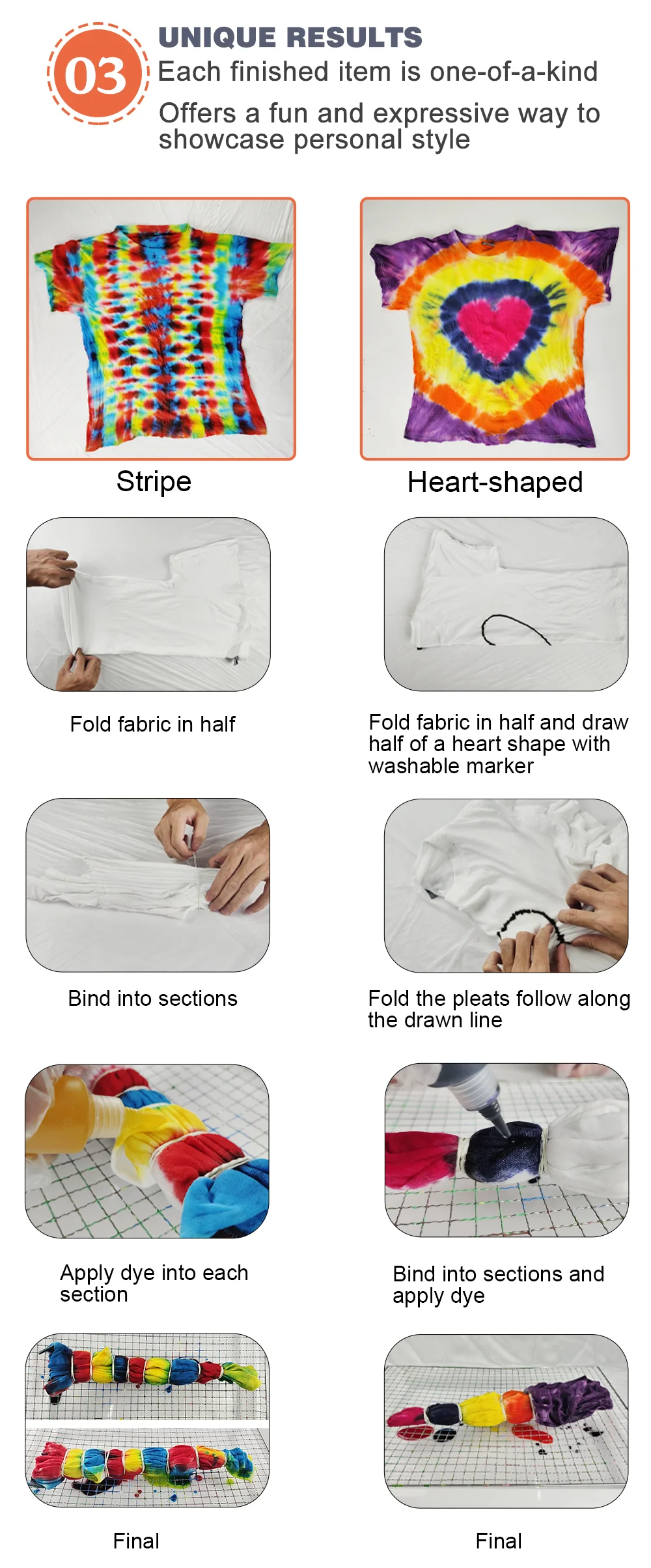 Khy Custom One Step Diy Set For Color Fabric Cloth Tie Dye Kit Buy