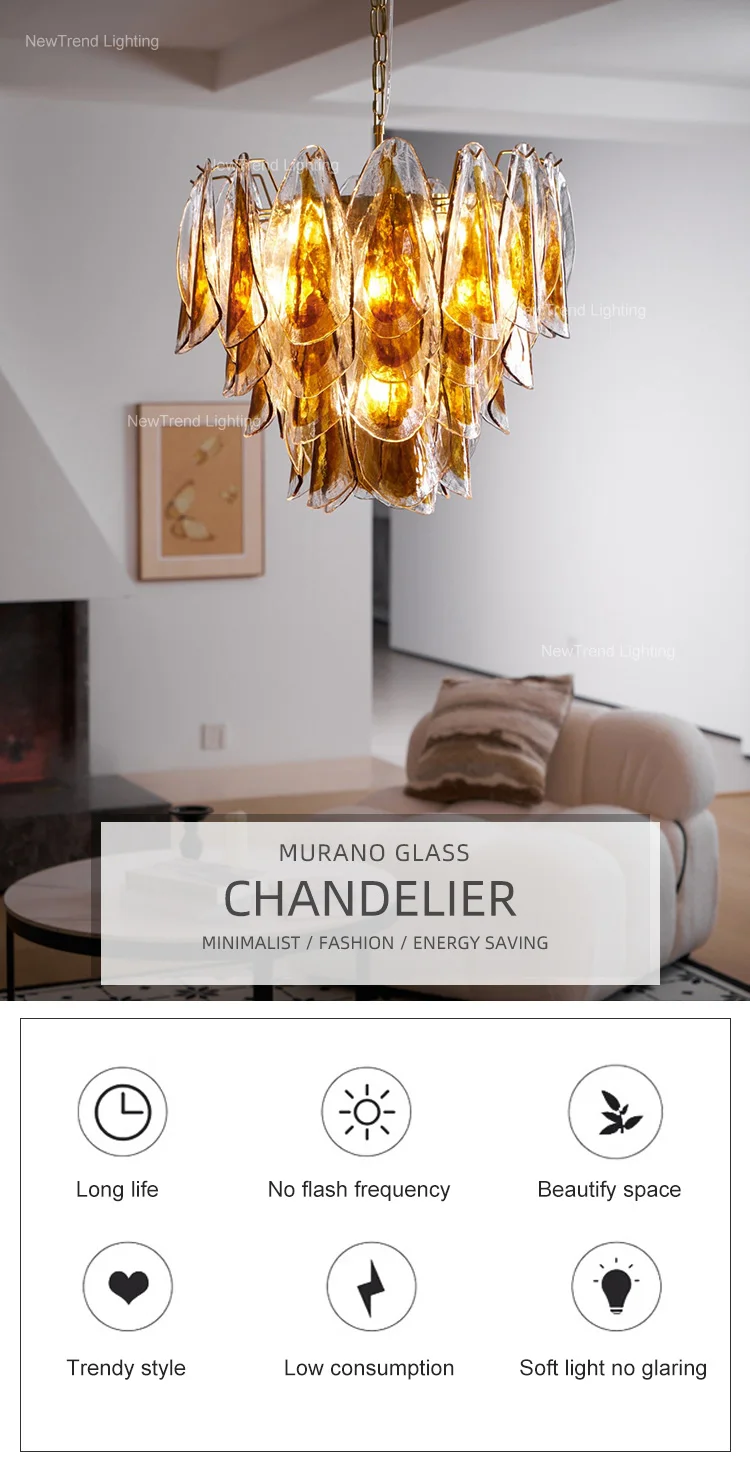 cpl 448 large custom murano glass chandelier  high end italian style ceiling lighting for hotel  villa-1