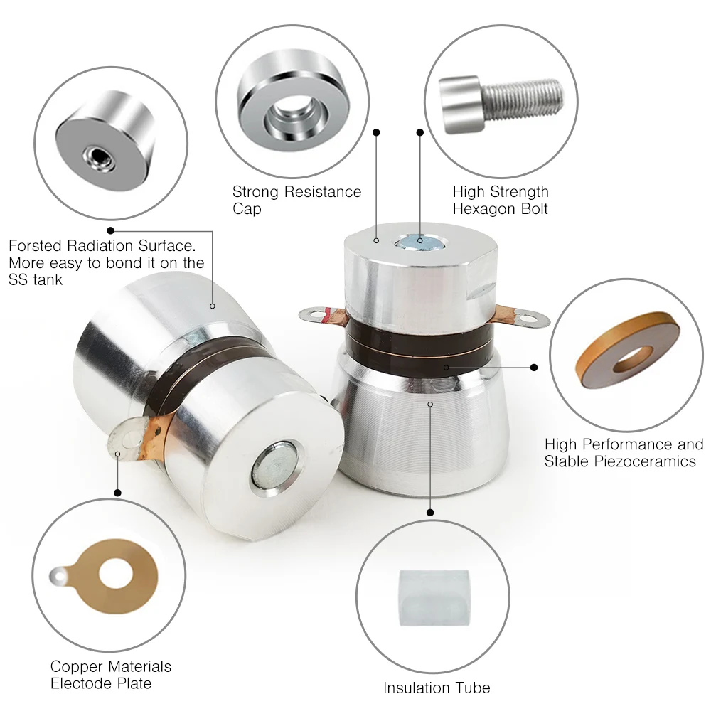 150w Piezoelectric Ultrasonic Transducer Digital Ultrasonic Transducer