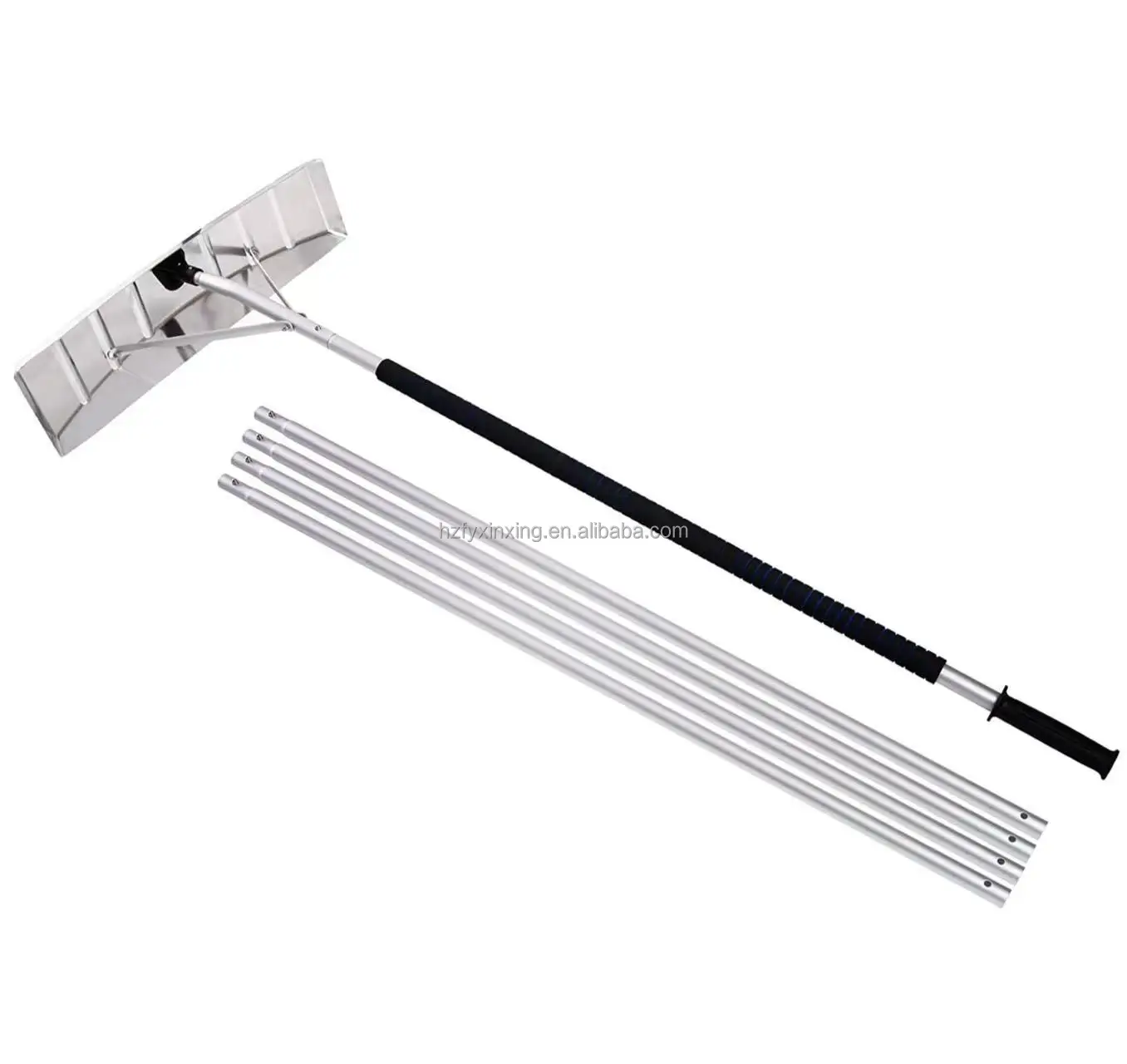 Xinxing 20 ft High Reach Aluminum Extension Pole with Roof Snow Shovel Customized OEM Support Tool