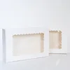 White (rectangular integrated window box)