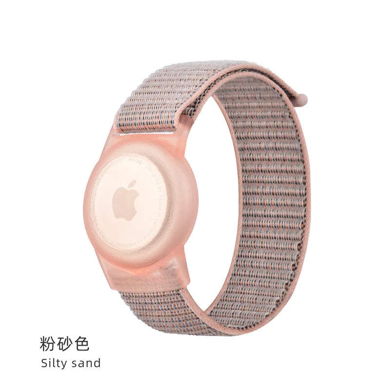 Новинка 2021 нейлоновый Воздухопроницаемый ремешок для Apple Airtag детский часов пожилых