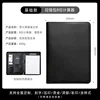 Black 8-digit calculator without charging + notepad