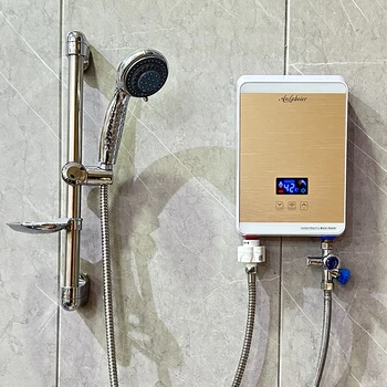 Wholesale adjustable power from 3.5kw to 5.5kw small electric shower  tankless water heater geyser From m.alibaba.com