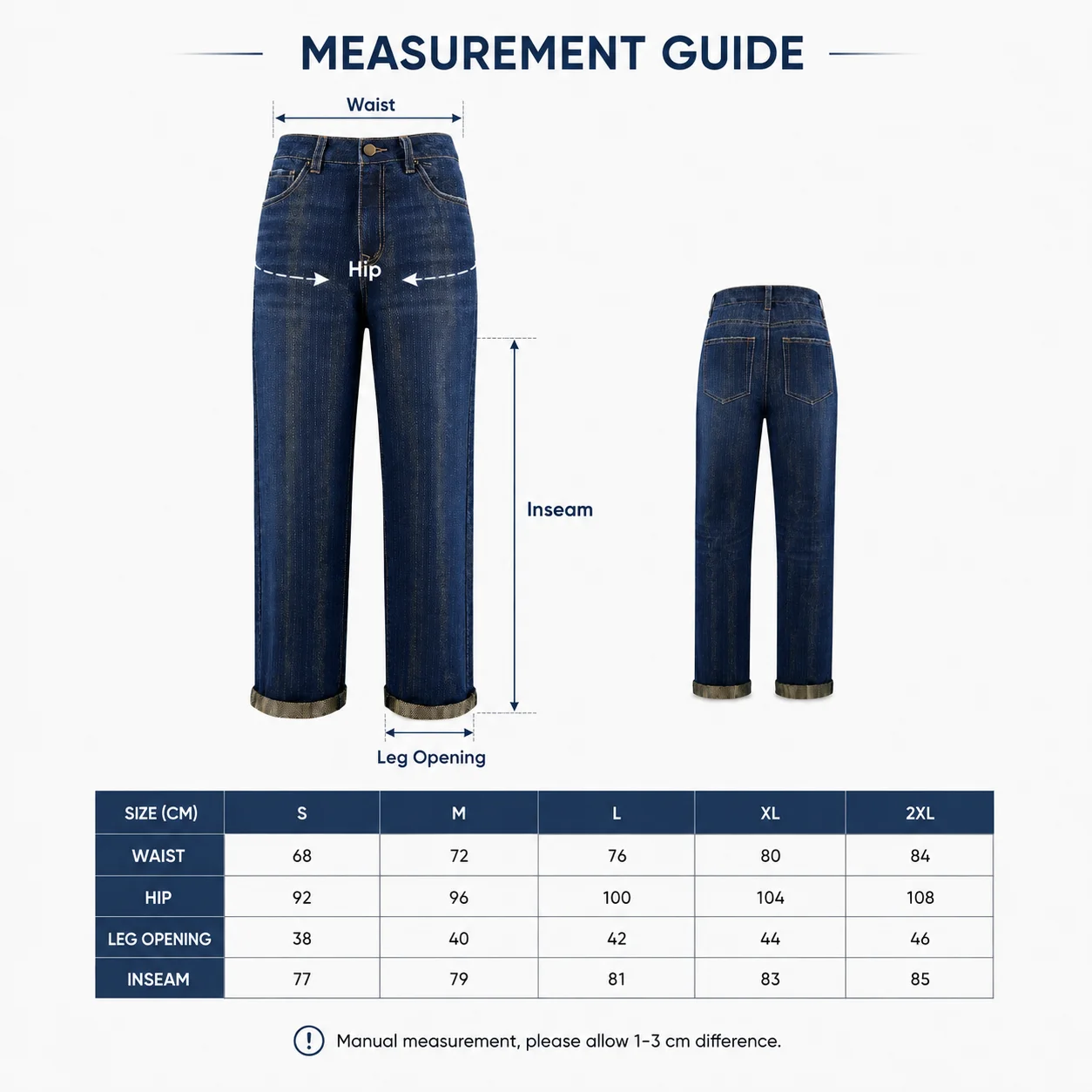 Size measurements