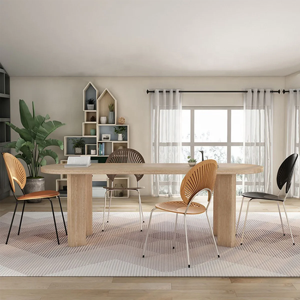 Новый дизайнерский скандинавский стул в виде ракушек для кофейни молока чая магазина простой солнцезащитный современный креативный обеденный