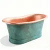 Martillo de mano de cobre con pátina verde