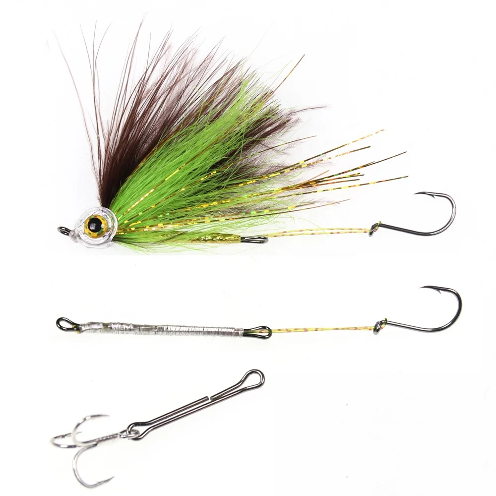 Waddington Stinger Fly Hook Shank for Pike Musky Saltwater