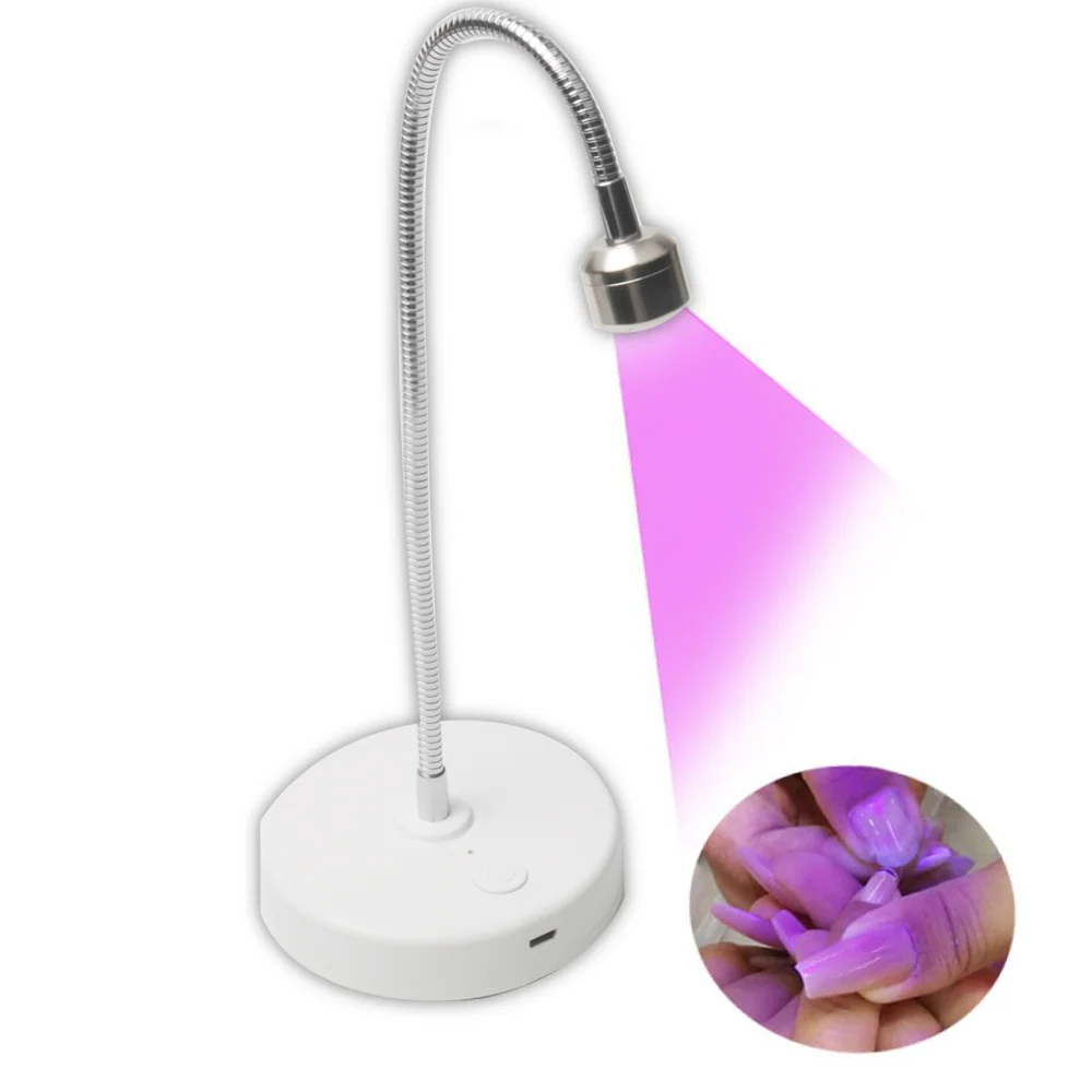 Gel X Tips System  Mini Uv Gel Curing Light Cordless  Uv Led Gel Lamp Nail Dryer One Finger Flash Cure Nail Lamp