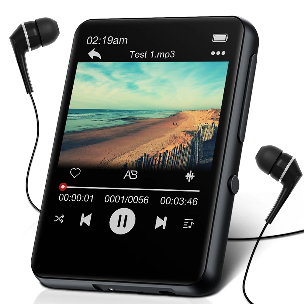 2.4 Inch Digital Touch Screen MP3 Player with TF Card Music Player with Earphone