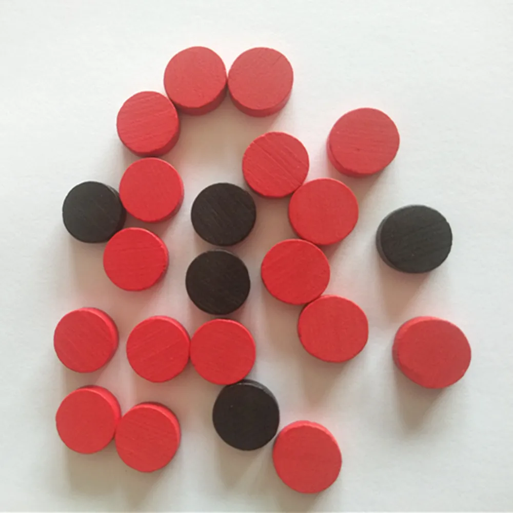 나무 디스크 토큰 게임 토큰 게임 조각 보드 게임 구성 요소 나무 차 코스터